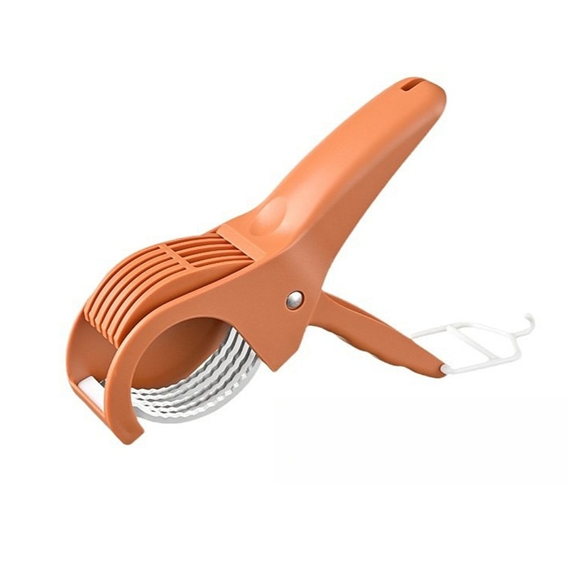 Stainless Steel Vegetable Cutter & Banana Slicer for Fast Kitchen Prep