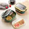Portable Lunch Box With Fork Spoon Double Layer Food Storage Container 3