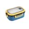 Portable Lunch Box With Fork Spoon Double Layer Food Storage Container 5