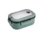 Portable Lunch Box With Fork Spoon Double Layer Food Storage Container 6