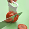 ColorGrip Onion Slicer and Stainless Steel Vegetable Holder Tool