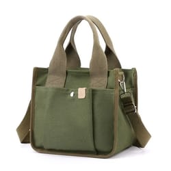 japanese style canvas tote bag for women large capacity crossbody shoulder handbag