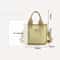 Japanese Style Canvas Tote Bag For Women Large Capacity Crossbody Shoulder Handbag 2