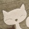 Cute Cat Canvas Tote Bag for Women Plush Kitten Shoulder Bag for School, Shopping & Daily Use