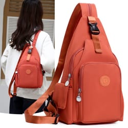 urbanflex womens chest bag nylon crossbody sling backpack with large capacity