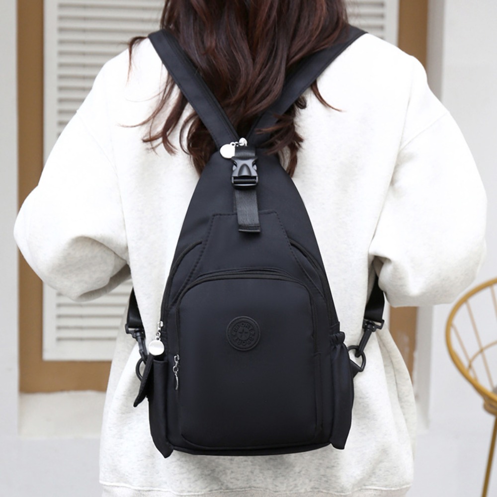 UrbanFlex Womens Chest Bag Nylon Crossbody Sling Backpack with Large Capacity