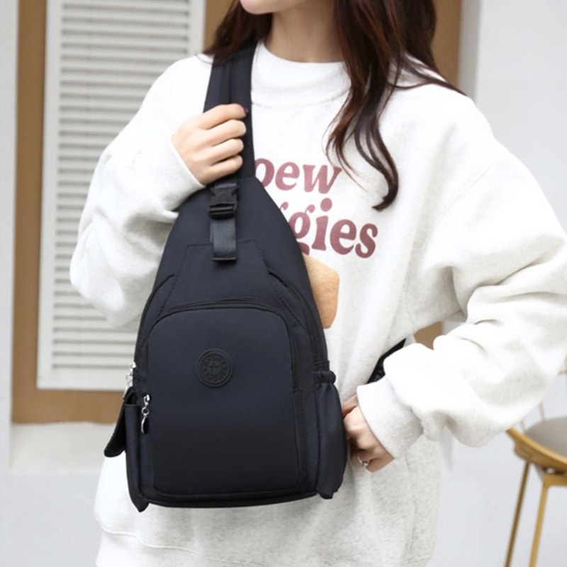 UrbanFlex Womens Chest Bag Nylon Crossbody Sling Backpack with Large Capacity