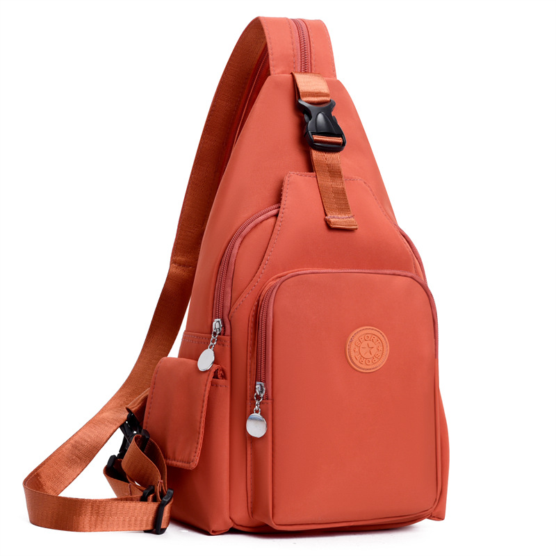 UrbanFlex Womens Chest Bag Nylon Crossbody Sling Backpack with Large Capacity
