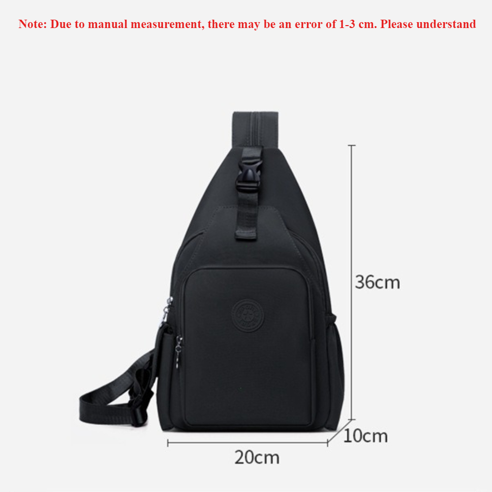UrbanFlex Womens Chest Bag Nylon Crossbody Sling Backpack with Large Capacity