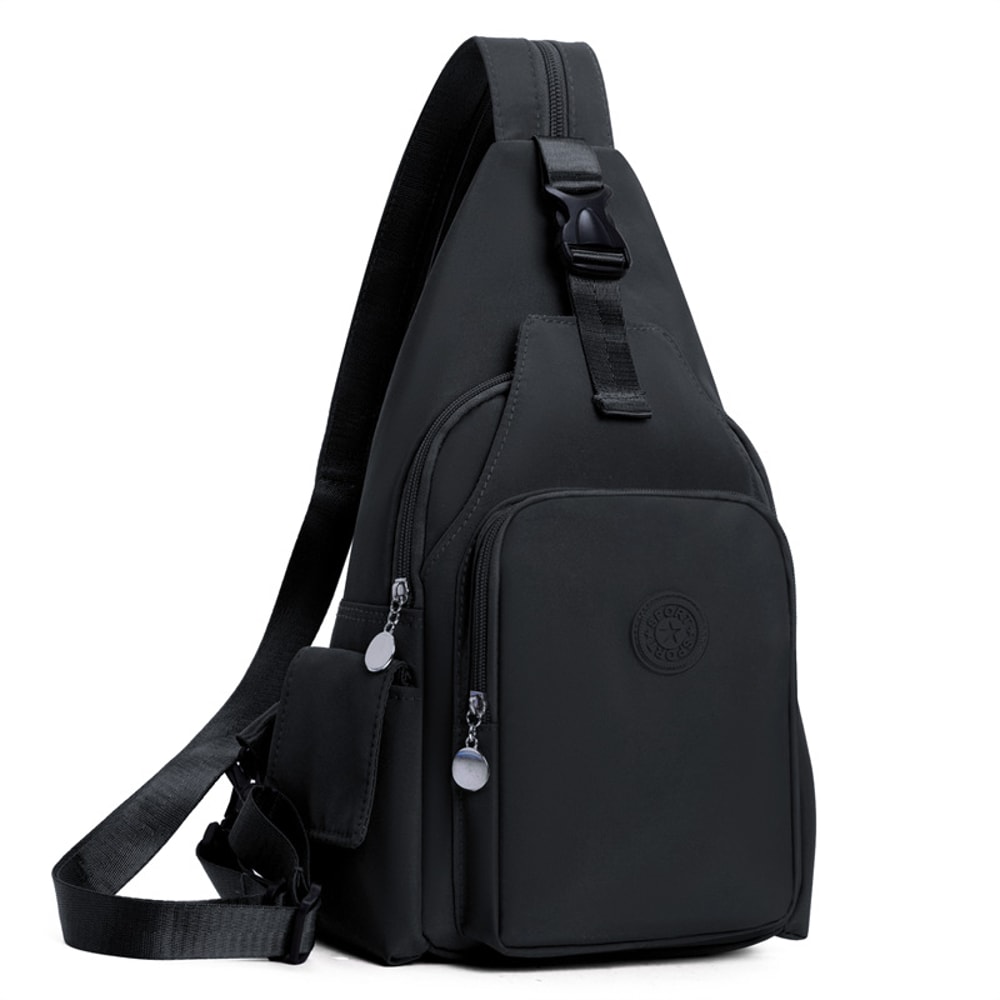 UrbanFlex Womens Chest Bag Nylon Crossbody Sling Backpack with Large Capacity