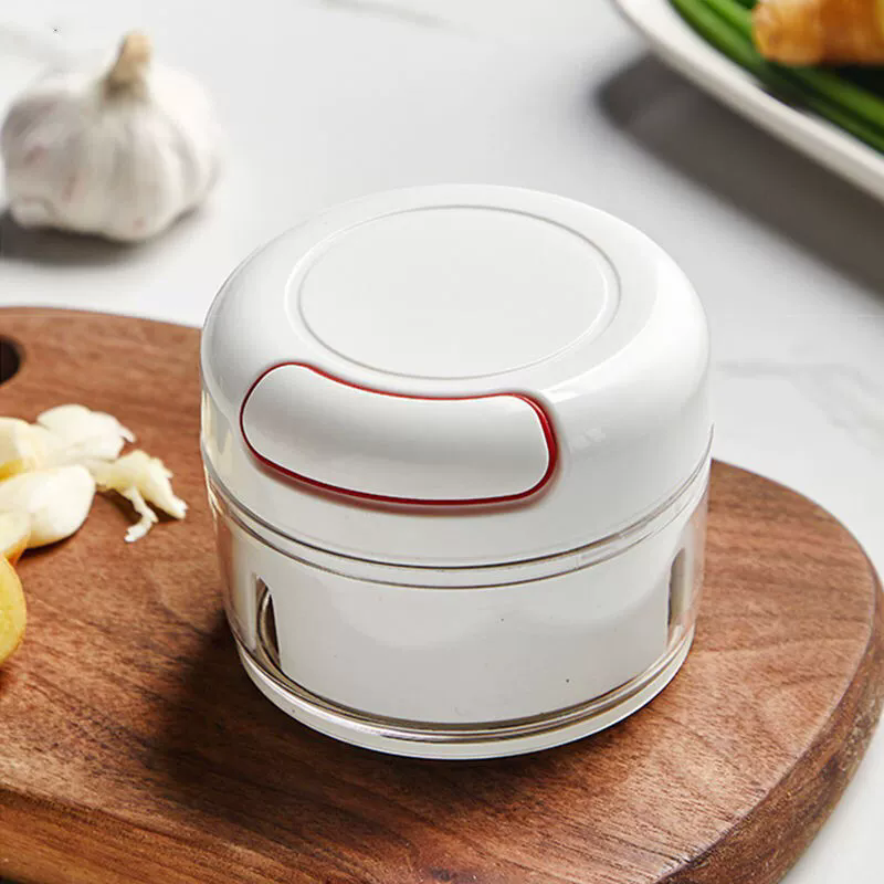 SwiftPull Garlic Chopper and Manual Food Grinder for Fast Kitchen Prep