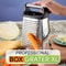 Professional Stainless Steel Cheese Grater with 4-Sided Box Design for Cheese, Vegetables & Citrus