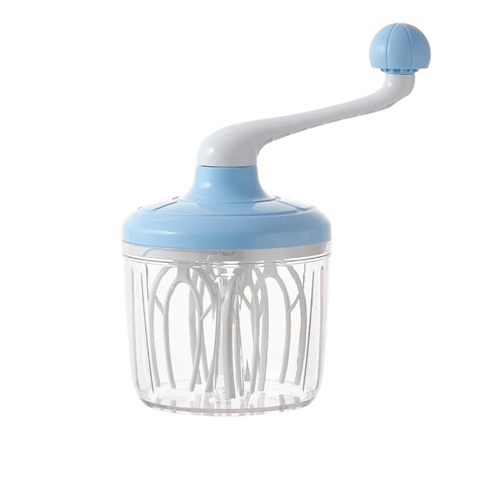 QuickSpin Manual Egg Beater Bowl – Semi Automatic Hand Mixer for Cream, Eggs & Baking