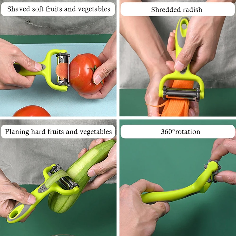 Rotary Peeler And Julienne Peeler For Fruits Vegetables 3