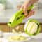 Garlic Press and Slicer Manual Kitchen Crusher Tool