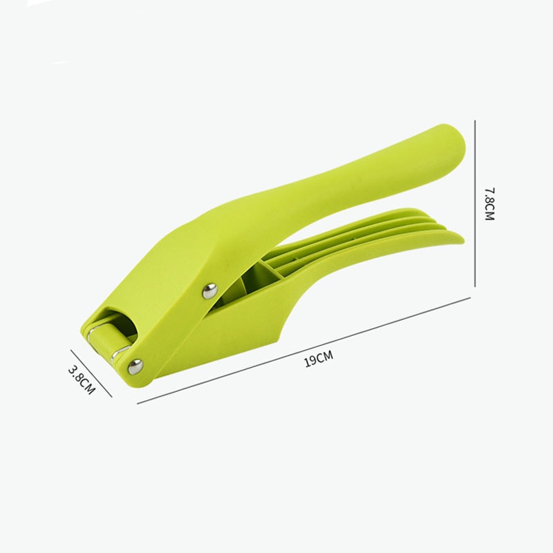 Garlic Press and Slicer Manual Kitchen Crusher Tool