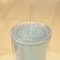 Double Wall Tumbler with Straw Reusable Cold Drink Cup for Iced Coffee & Juice