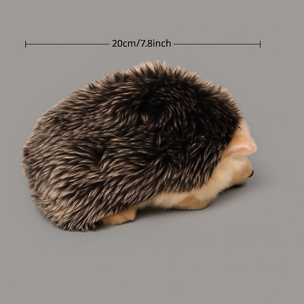 Cute Plush Hedgehog Toy Realistic Soft Animal Doll for Kids Room Decor & Gifts