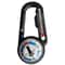 TrailGuard Mini Compass Carabiner with Thermometer for Camping, Hiking & Survival Gear