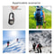 TrailGuard Mini Compass Carabiner with Thermometer for Camping, Hiking & Survival Gear
