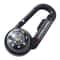 TrailGuard Mini Compass Carabiner with Thermometer for Camping, Hiking & Survival Gear