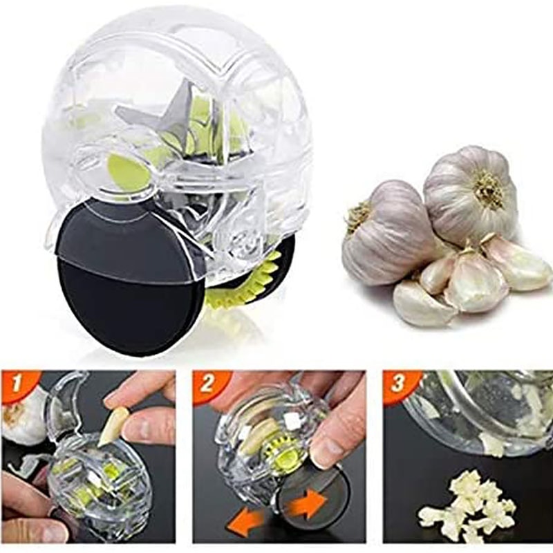 RollEase Garlic Crusher Roller Manual Garlic Mincer and Ginger Chopper