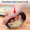Stainless Steel Garlic Press Crusher with Comfort Grip for Easy Kitchen Prep