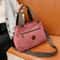 Vintage Multi Pocket Canvas Crossbody Bag for Women Everyday Travel Tote