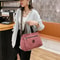 Vintage Multi Pocket Canvas Crossbody Bag for Women Everyday Travel Tote