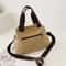 Vintage Multi Pocket Canvas Crossbody Bag for Women Everyday Travel Tote
