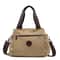 Vintage Multi Pocket Canvas Crossbody Bag for Women Everyday Travel Tote