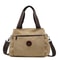 Vintage Multi Pocket Canvas Crossbody Bag for Women Everyday Travel Tote