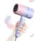 SilkGlow Foldable Negative Ion Hair Dryer for Fast Quiet Travel Styling