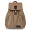 Vintage Canvas Laptop Backpack for Women Travel School Drawstring Bag