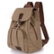 Vintage Canvas Laptop Backpack for Women Travel School Drawstring Bag