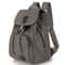 Vintage Canvas Laptop Backpack for Women Travel School Drawstring Bag