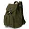 Vintage Canvas Laptop Backpack for Women Travel School Drawstring Bag