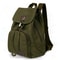 Vintage Canvas Laptop Backpack for Women Travel School Drawstring Bag