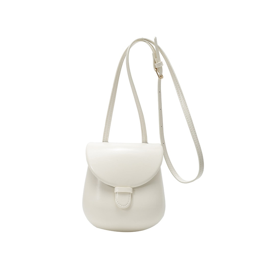 Retro Luxe Crossbody Bag for Women Soft PU Leather Saddle Shoulder Purse