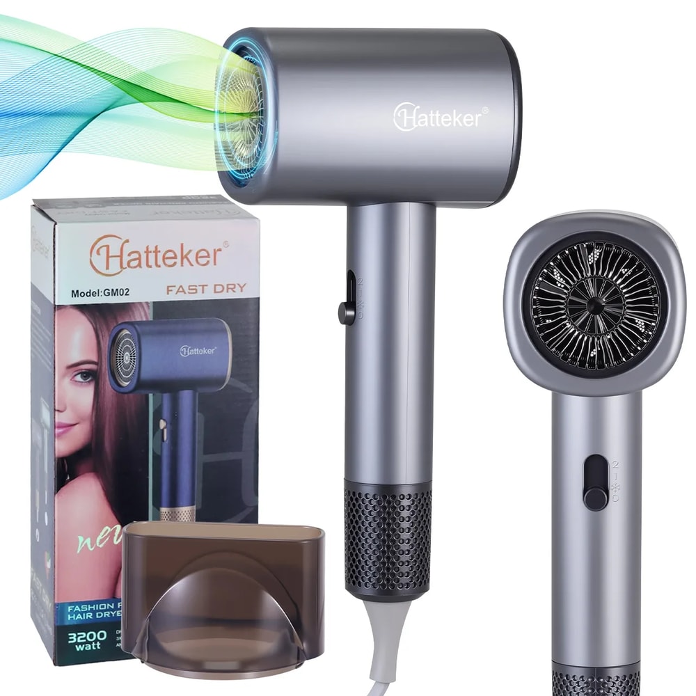 Mini Ionic Travel Hair Dryer for Fast Drying and Frizz Free Styling