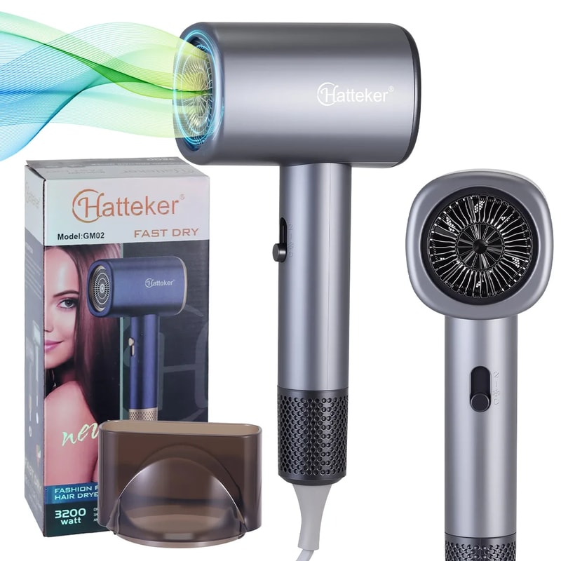 Mini Ionic Travel Hair Dryer for Fast Drying and Frizz Free Styling