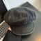 Vintage Denim Newsboy Beret Cap for Women Lightweight Japanese Octagonal Hat
