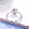 Sterling Silver Red Heart Ring Adjustable Promise Jewelry Gift For Girls And Women 1