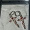 Gothic Thorn Cross Drop Earrings In Titanium Steel For Women 3