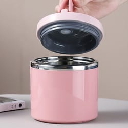 premium stainless steel lunch box – large capacity leak-proof bento container for travel