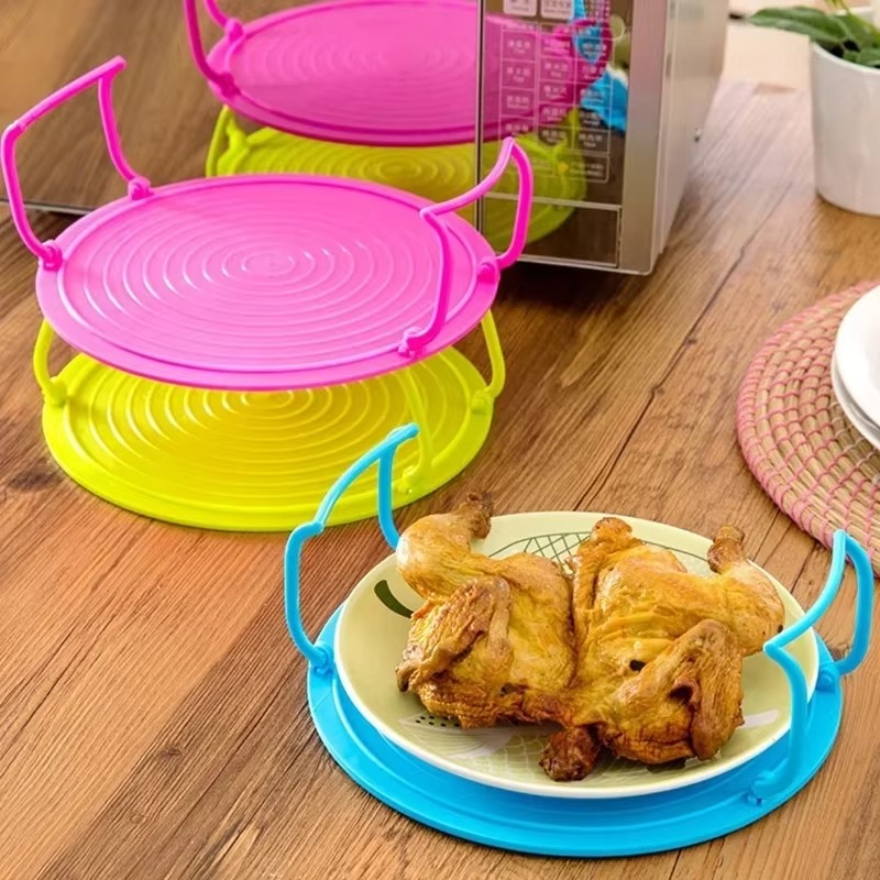 Multi-Functional Microwave Steaming Tray & Double Layer Organizer Rack