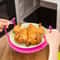 Multi-Functional Microwave Steaming Tray & Double Layer Organizer Rack