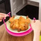 Multi-Functional Microwave Steaming Tray & Double Layer Organizer Rack
