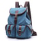 AUGUR Vintage Canvas Men's Backpack – Large Capacity Travel & School Bag
