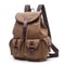 AUGUR Vintage Canvas Men's Backpack – Large Capacity Travel & School Bag